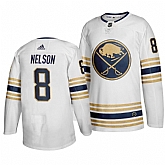 Sabres 8 Casey Nelson White 50th anniversary Adidas Jersey Dzhi,baseball caps,new era cap wholesale,wholesale hats